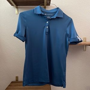 Blue Oxford Golf small polo